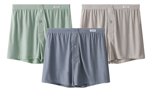 Ropa Interior En U Para Hombre, Color Liso, Holgada Y Transp
