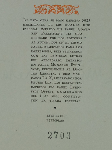 Imagen 3 de 7 de La Gloria De Don Ramiro * Enrique Larreta * Peuser 1943 *