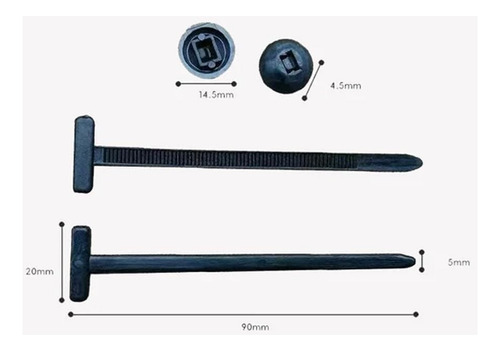 Nylon Universal Cable Tie Buckle, Reusable Nylon Zip Ties