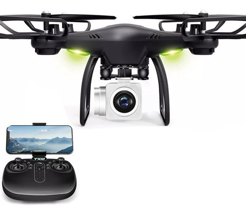 Drone Cuadricoptero Con Camara Hd 2 Mp Y Control De Altura
