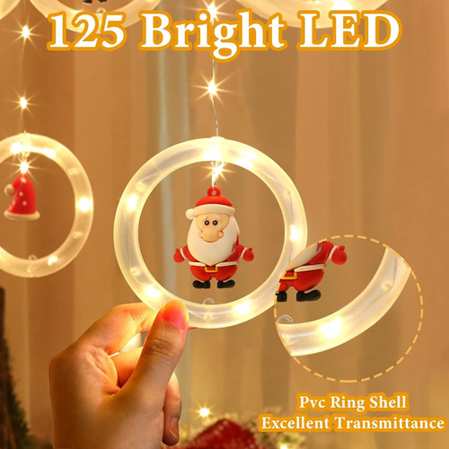Cortina Extensión De Luces De Navidad De Motivos Y Funciones