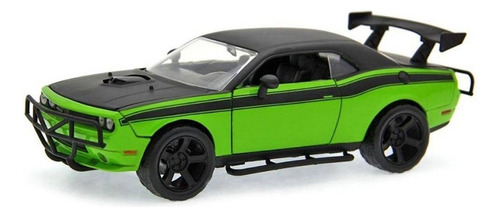 Miniatura Letty's Dodge Challenger Srt8 Verde Velozes 7 1/24