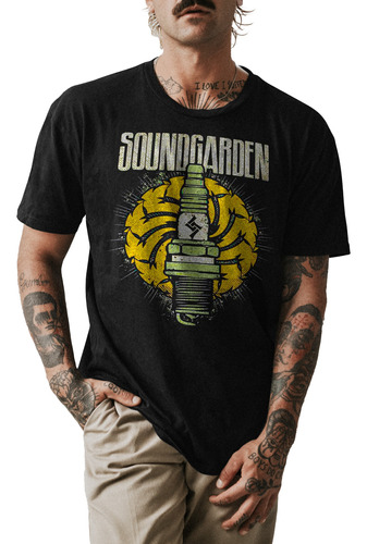 Polo Personalizado Banda Soundgarden Rock Alternativo 005