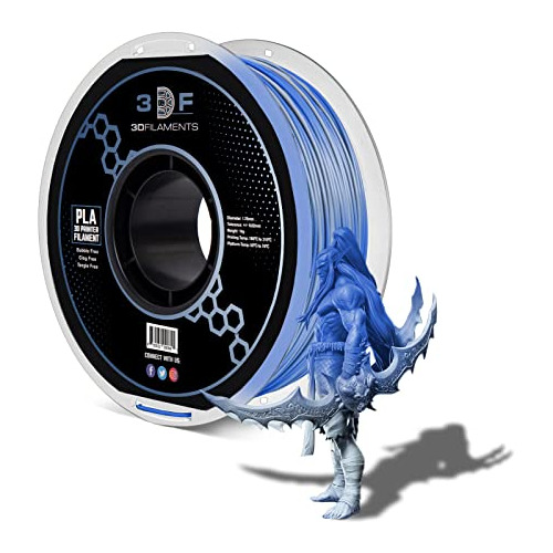Filamento De Impresión 3d - Filamento Pla 3d Azul Plat...