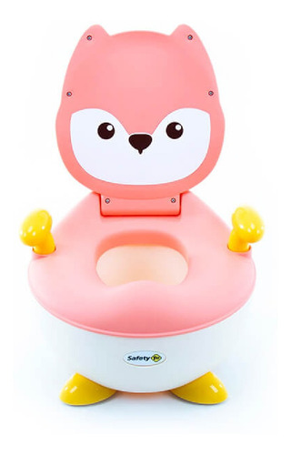 Penico Troninho Fox Potty Na Cor Rosa Safety 1st Imp01405