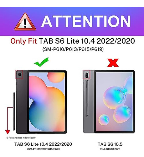 Funda Para Tablet Galaxy Tab S6 Lite Heart Mnmq 10.4 PuLG Pi