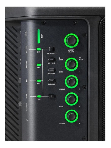 Imagen 2 de 3 de Parlante JBL Eon One Compact portátil con bluetooth negra