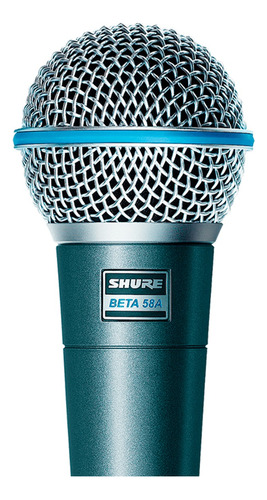 Microfone Shure Beta 58a Dinâmico Supercardióide Original