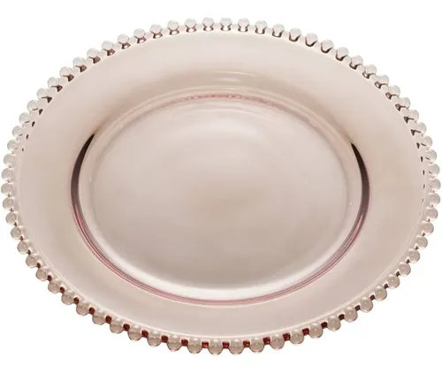comprar Prato Wolff Pearl Raso 28cm Fume Cristal 28427
