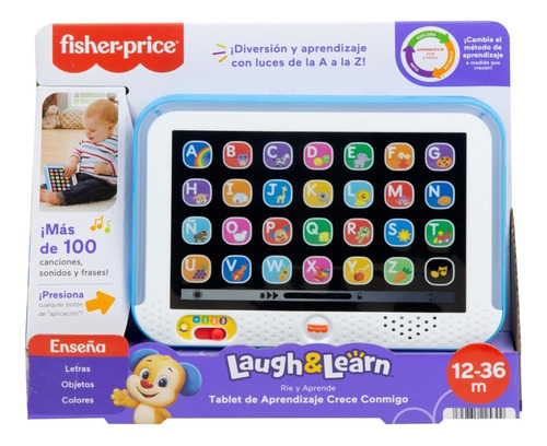 Fisher-price Tablet De Aprendizaje Crece Conmigo Azul Hxb82