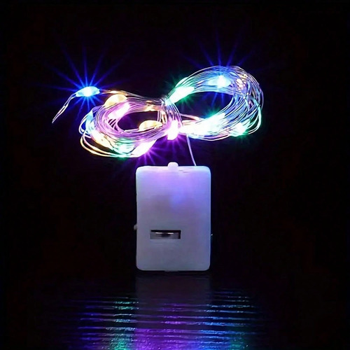 Globo Luminoso Led Palito 70cm X 12uni + Pilas +base De Mesa Multicolor Burbujas