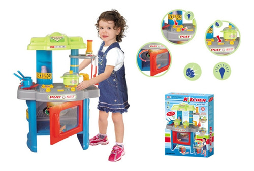 Juguete Cocina Con Luz Y Sonido Y Accesorios Zippy Babymovil