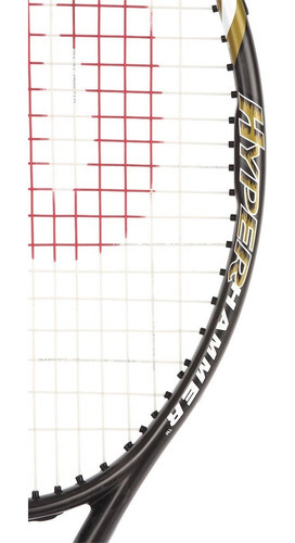Raqueta Tenis Wilson Hyper Hammer 5.3 237 Grs Aro 110 Cuerda Tamaño Del Grip 4 3/8 Color Negro/blanco