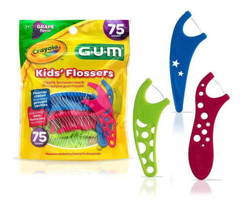Gum Crayola Ceda Dental Para Niños X 75