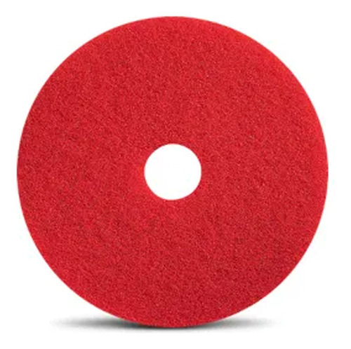 Disco Pad Rojo Para Abrillantadora De Pisos 17 Caja 5 Und