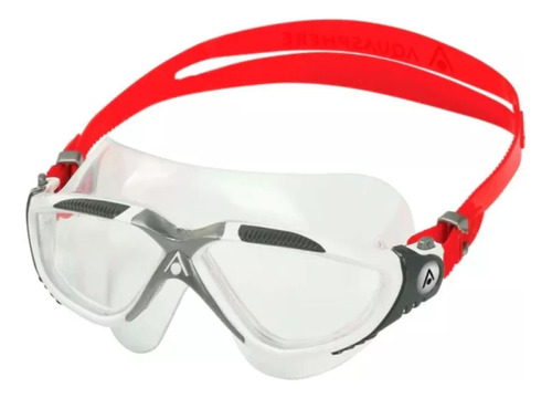 Goggles Triatlón Aquasphere Vista Clear Rojo Ms5600915lc