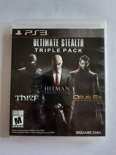 Ultimate Stealth Triple Pack: Thief, Hitman Y Deus Ex Ps3 