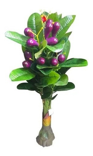 Planta Artificial Decorativa Con Frutos De 70cm