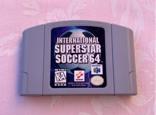 International Superstar Soccer 64 Juego Original N64 Konami 