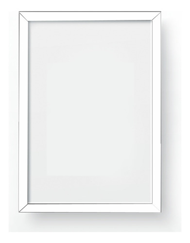 Quadro Com Vidro Moldura 3 Cm Cor Branco