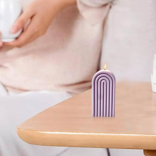 Molde De Silicone -íris Molde De Silicone Em De U Listrado M