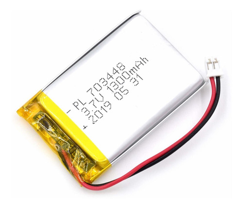 Bateria Lipo 3.7v 1300mah 703448 Recargable Jst Conector