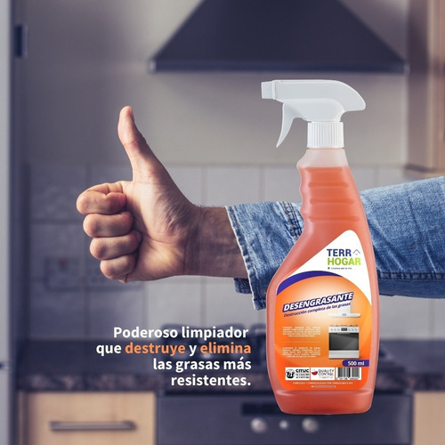 Limpiador Desengrasante Terrahogar 500ml C/gatillo Antigrasa