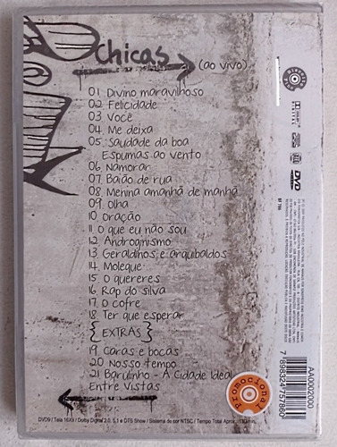 Dvd Chicas Ao Vivo Em Tempo De Crise Nasce Uma Canção Lacrad