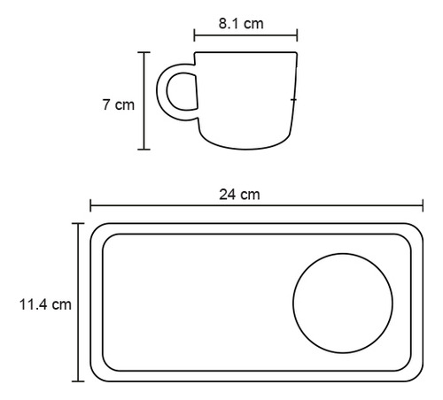 Taza Bellagio 200 Ml Set Estágenial