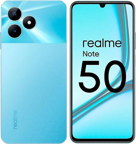 Celular Realme Note 50 128/4 Super 2024, Color Azul-acero Azul Acero (Usado)