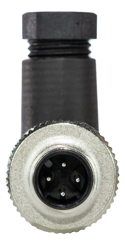 Conector M12 Codo Macho 4 Polos Pg7