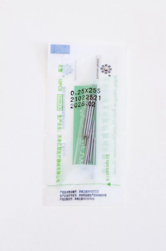 500 Pzs Agujas Acupuntura Zhongyan Taihe 0.35x50mm