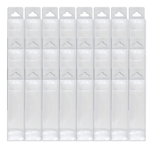 24pcs Cajas De Brillo De Labios Embalaje Clara Bolsas Gl1cj