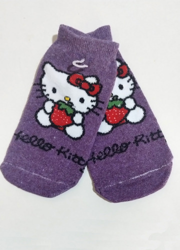 Medias Soquetes Hello Kitty Varios Varios 35 Al 43