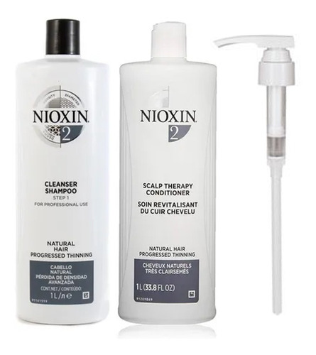 Nioxin #2 Shampoo Y Acondicionador Litro