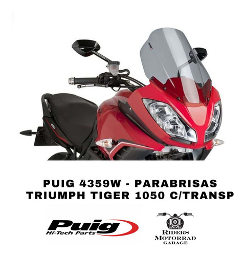 Imagen 1 de 2 de Parabrisas Visera Moto Triumph Tiger 1050 - Puig 4359w 