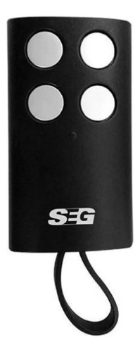 Controles Seg Pivus 250 Y 300 Transmisor 4 Canales 433mhz Negro