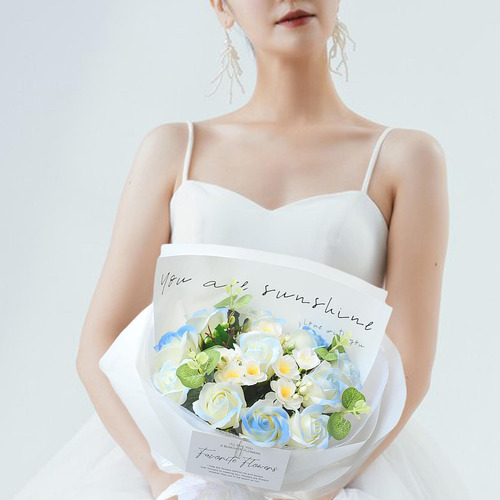 Bouquet De Rosas De Jabón Artificial Para Sus Estilo B