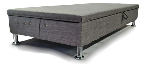 Base Baul Hvm 1.5p Gris Lino Pmetal