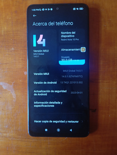 Redmi Note 10 Pro (Reacondicionado)