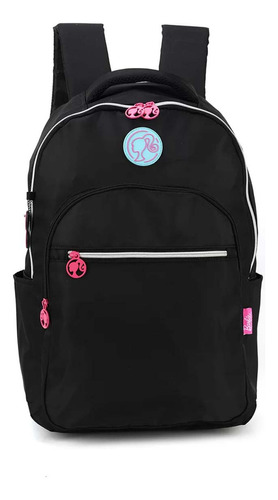 Mochila Costas Barbie 18´ Preto/rosa Luxcel