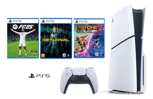 Sony Playstation Ps5 Slim Slim Fisico Ratchet & Clank: Rift Apart, + Fc 25