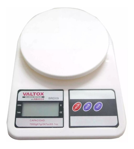 Balanza Gramera Digtal Para Reposteria 1gr A 7kg Valtox