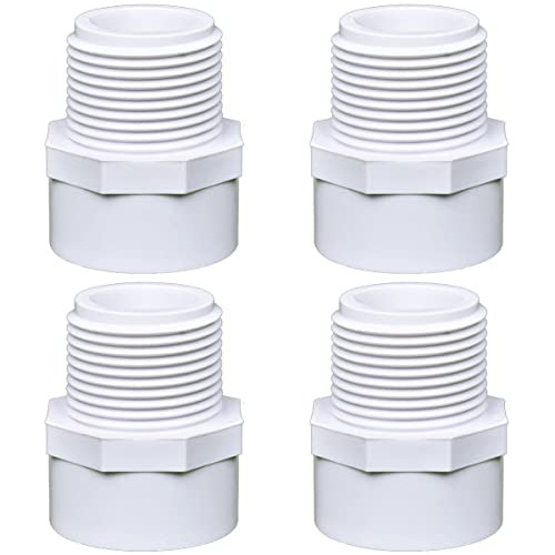 Adaptador Pvc Macho 2puLG (4 Uds.), Accesorios Tubera (enchu