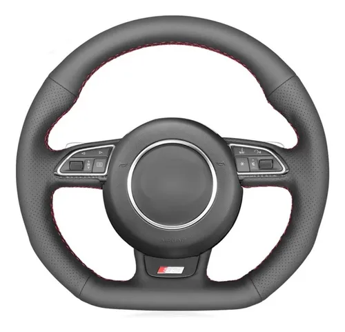Funda Volante Audi A1 A3 A4 A5 A6 7 Q3 Q5 S1 S3-7 Rs3-6 Piel