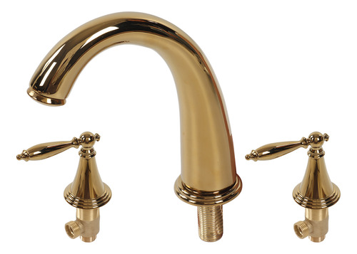 Grifo De Doble Manija, Completamente Dividido, De Cobre, Con