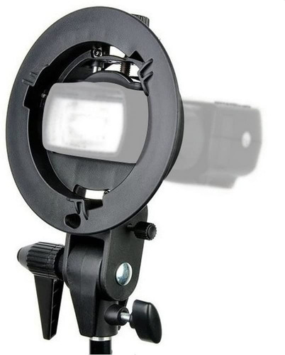Imagen 2 de 5 de Rotula Soporte Godox P/ Speedlite S-type Montura Bowens-
