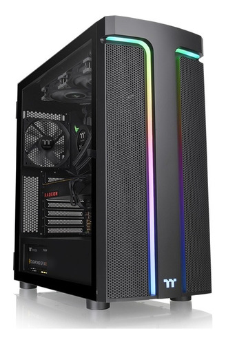 Gabinete Gamer Thermaltake H590 Tg Black, Vidrio Templado 