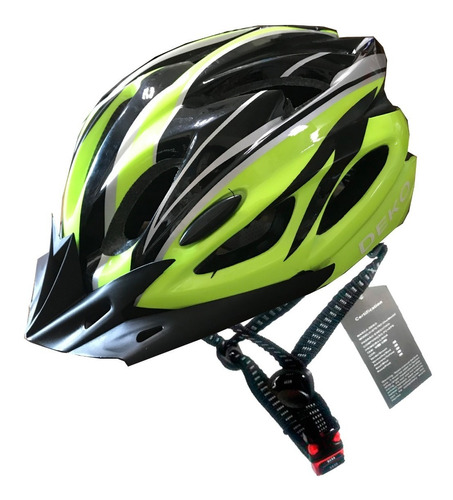 Capacete Verde Inn Mould Led Ciclismo Bike Bicicleta Skate D