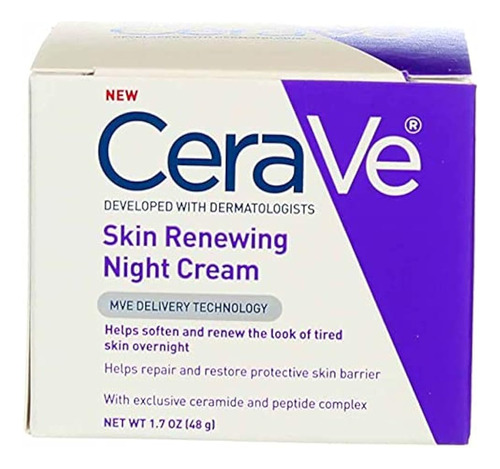 Cerave 2 Oz Piel Renovación Crema De Noche